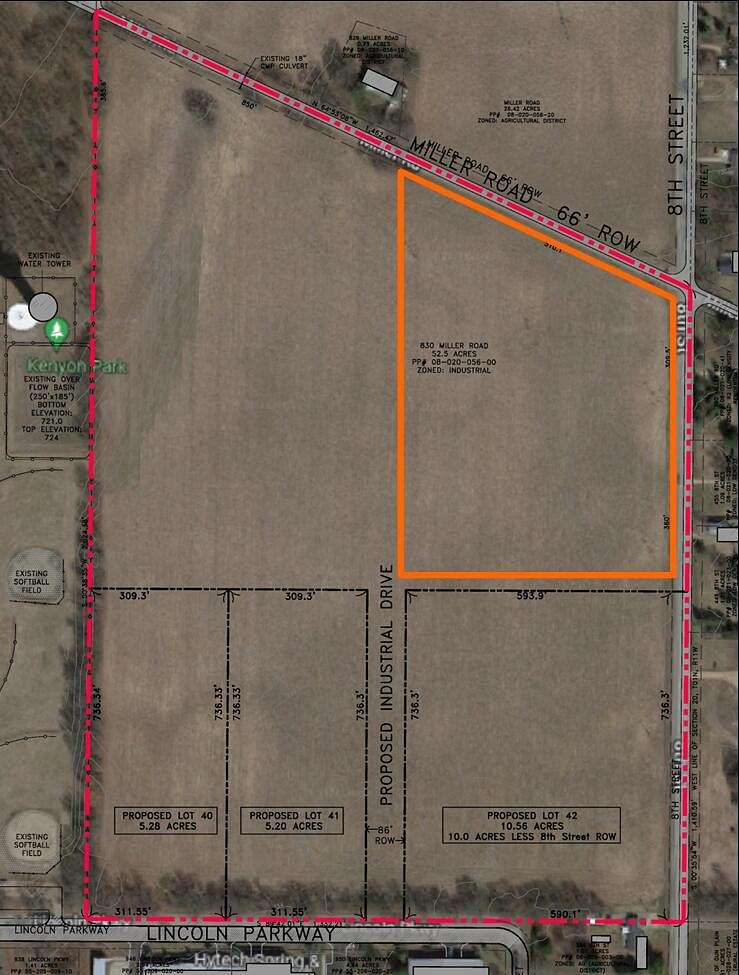 15 Acres of Commercial Land for Sale in Plainwell, Michigan