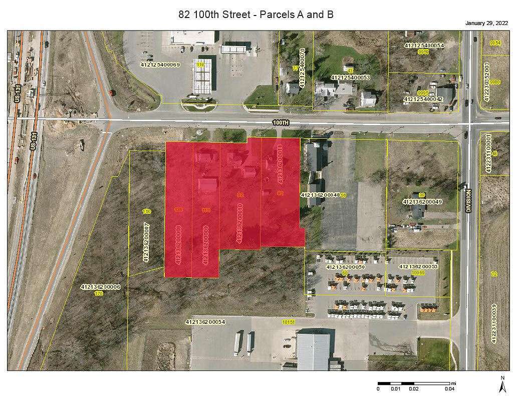 3.2 Acres of Commercial Land for Sale in Byron Center, Michigan