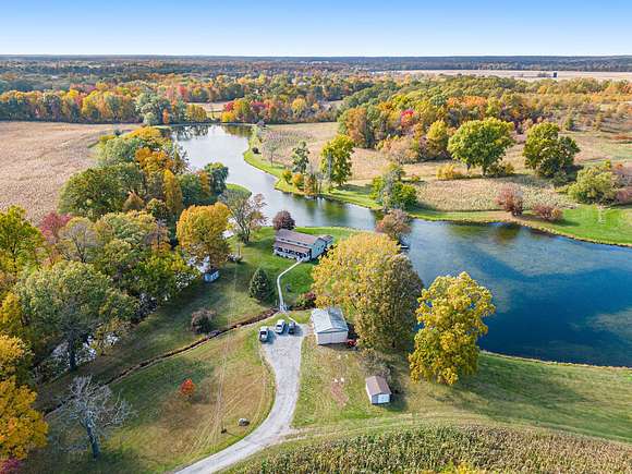 107.44 Acres of Land with Home for Sale in Dowagiac, Michigan