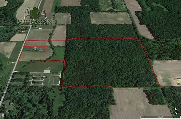 61.8 Acres of Agricultural Land for Sale in Merrill, Michigan