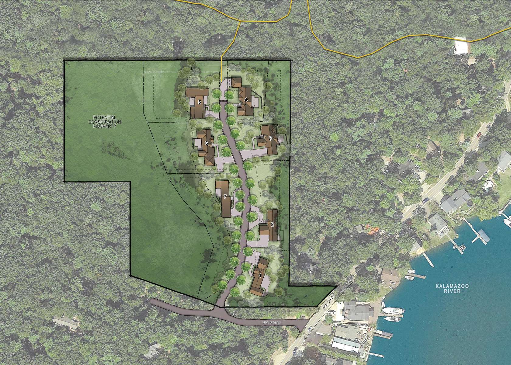 0.5 Acres of Land for Sale in Saugatuck, Michigan