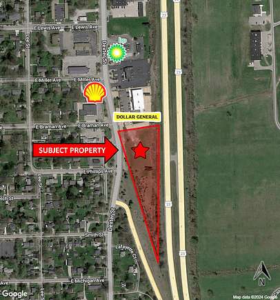 2.9 Acres of Commercial Land for Sale in Milan, Michigan