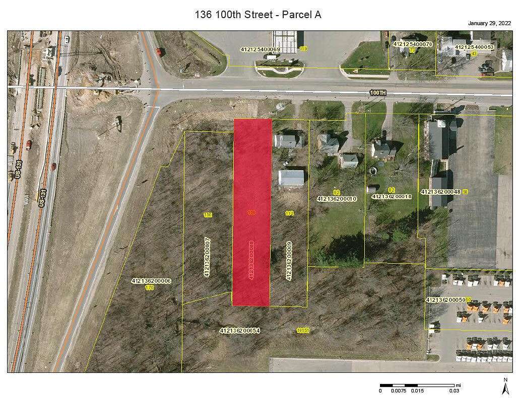 0.83 Acres of Commercial Land for Sale in Byron Center, Michigan