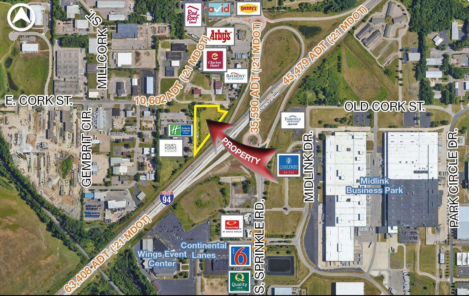 3.2 Acres of Commercial Land for Sale in Kalamazoo, Michigan
