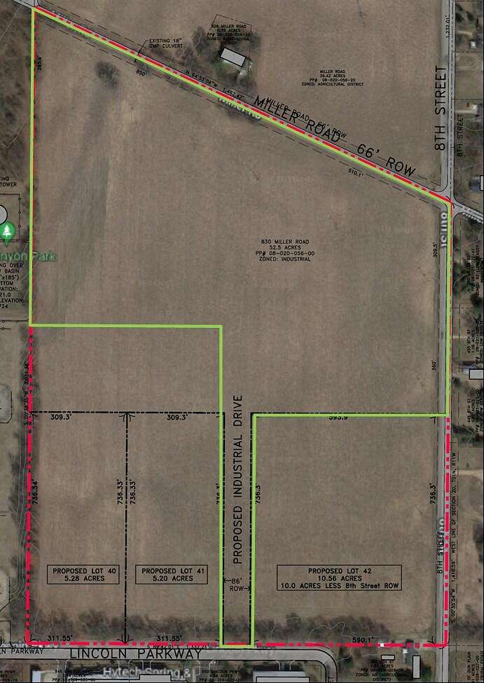 26.9 Acres of Commercial Land for Sale in Plainwell, Michigan