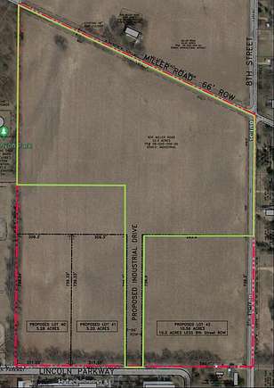 26.9 Acres of Commercial Land for Sale in Plainwell, Michigan