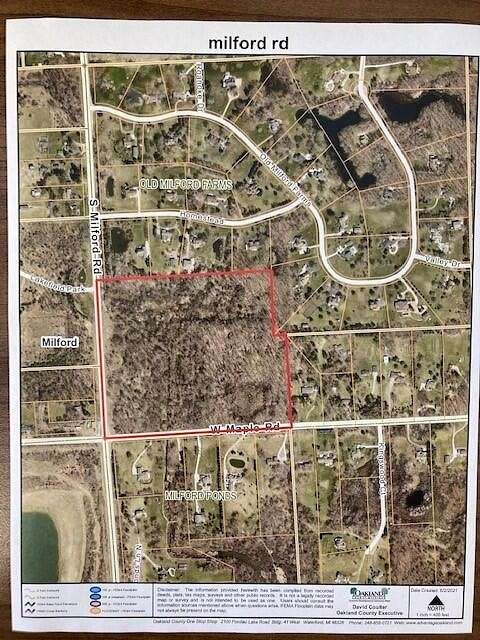 34.4 Acres of Land for Sale in Milford, Michigan
