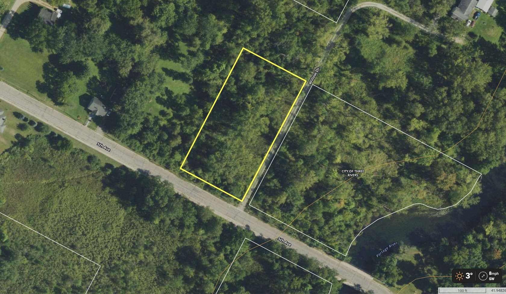 0.98 Acres of Residential Land for Sale in Three Rivers, Michigan