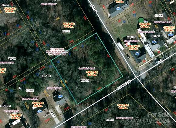 0.67 Acres of Residential Land for Sale in Spencer, North Carolina