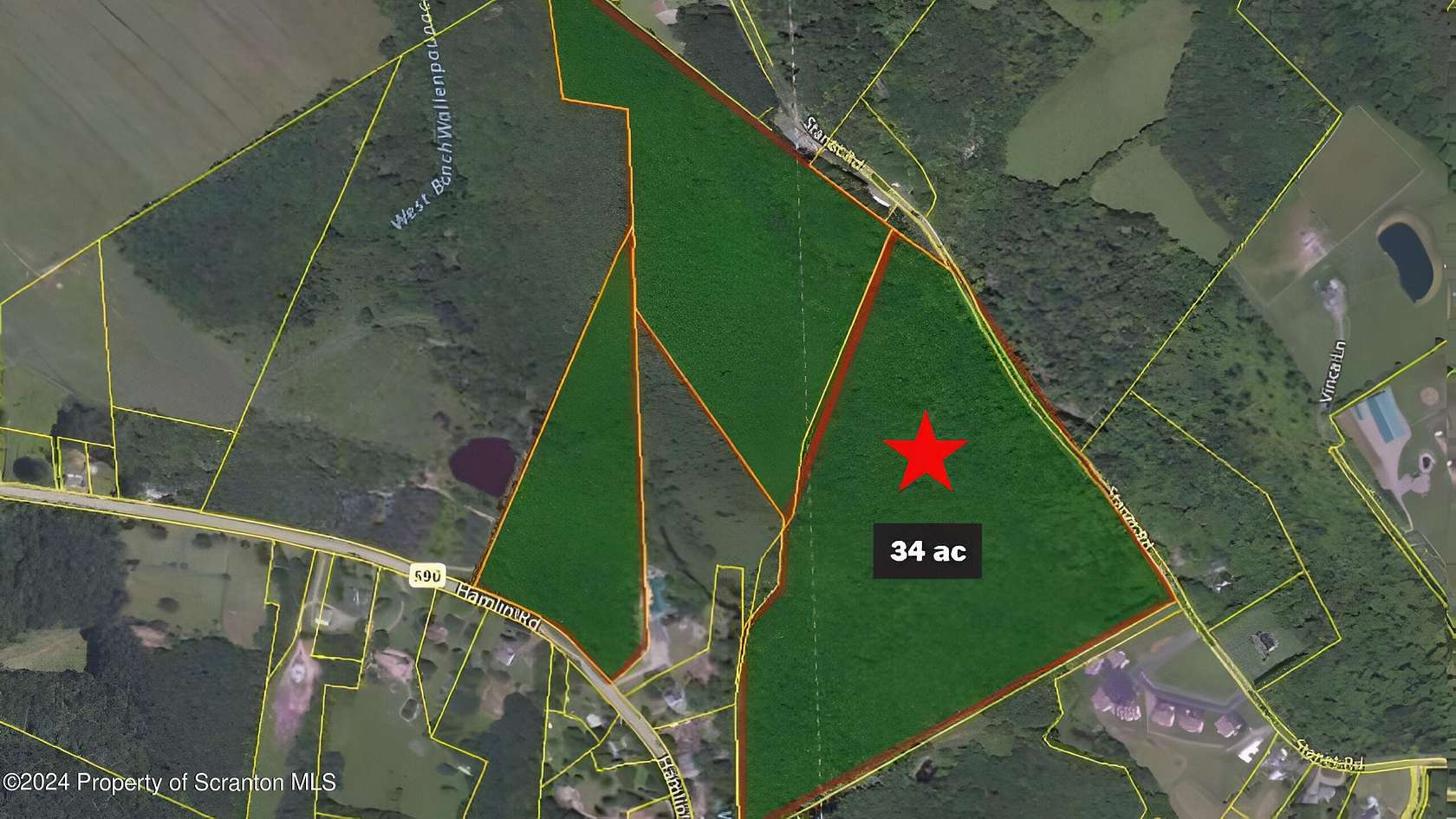 34 Acres of Land for Sale in Moscow, Pennsylvania