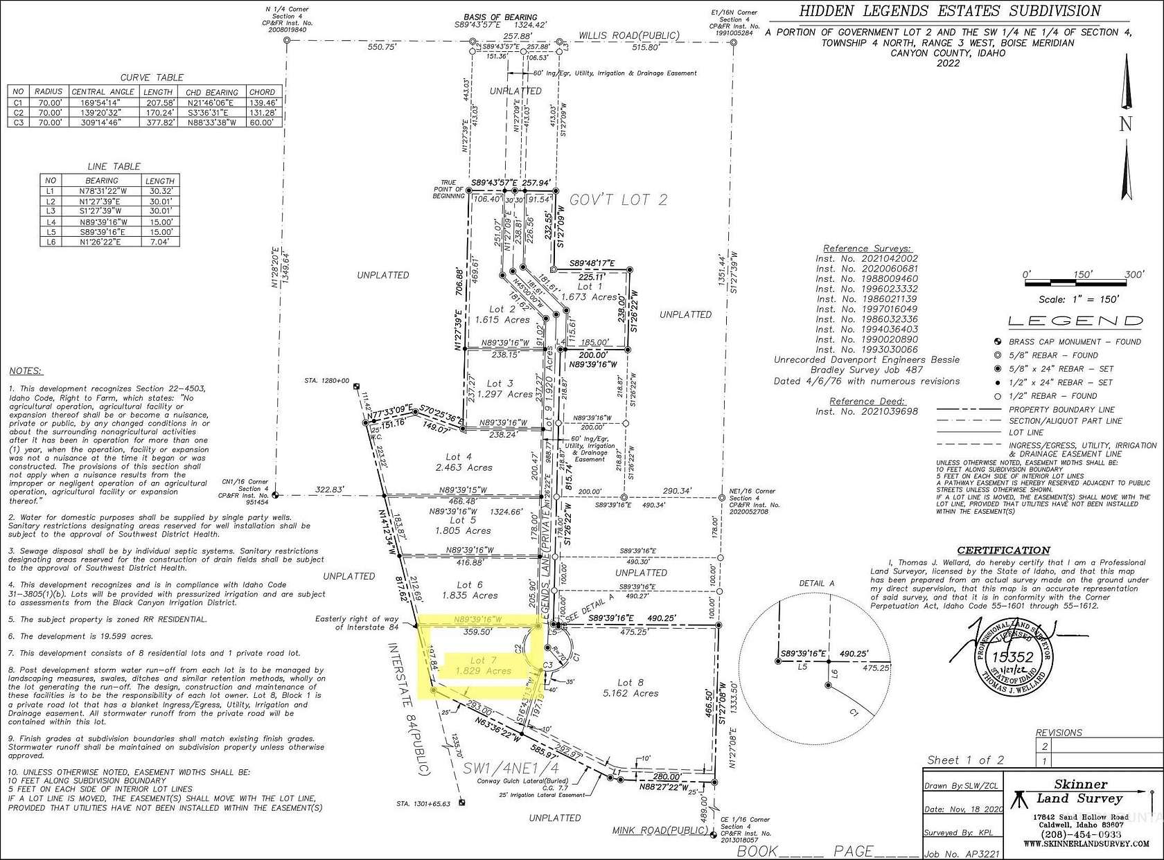 1.829 Acres of Residential Land for Sale in Caldwell, Idaho