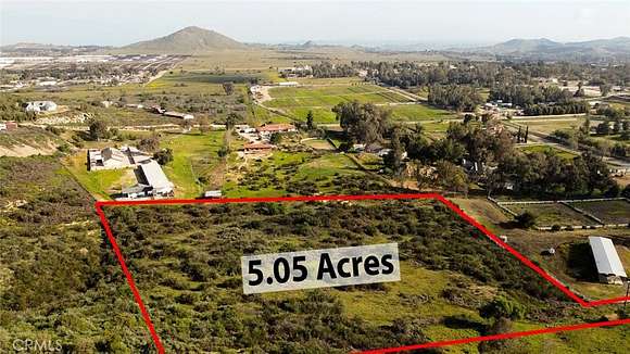 5.1 Acres of Land for Sale in Perris, California