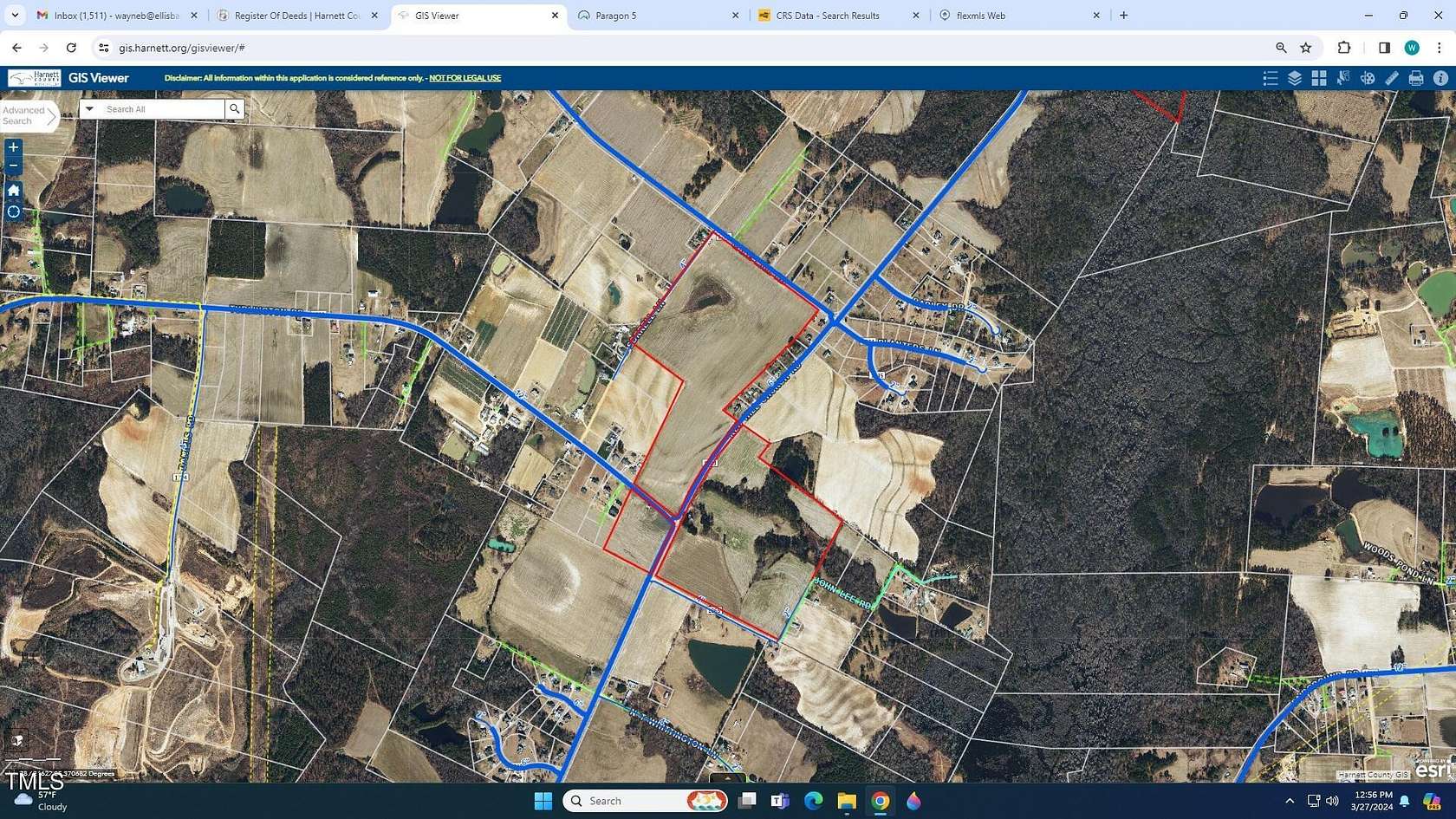 128 Acres of Land for Sale in Dunn, North Carolina