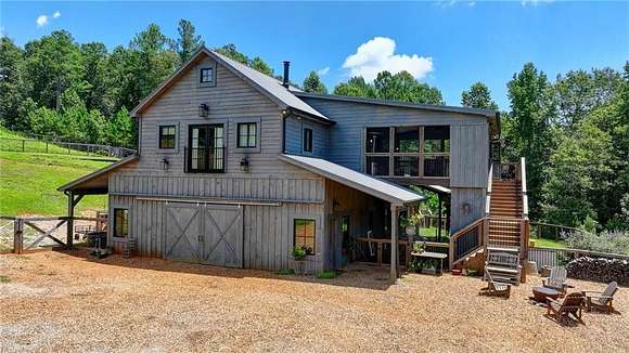 47.2 Acres of Agricultural Land with Home for Sale in Dawsonville, Georgia