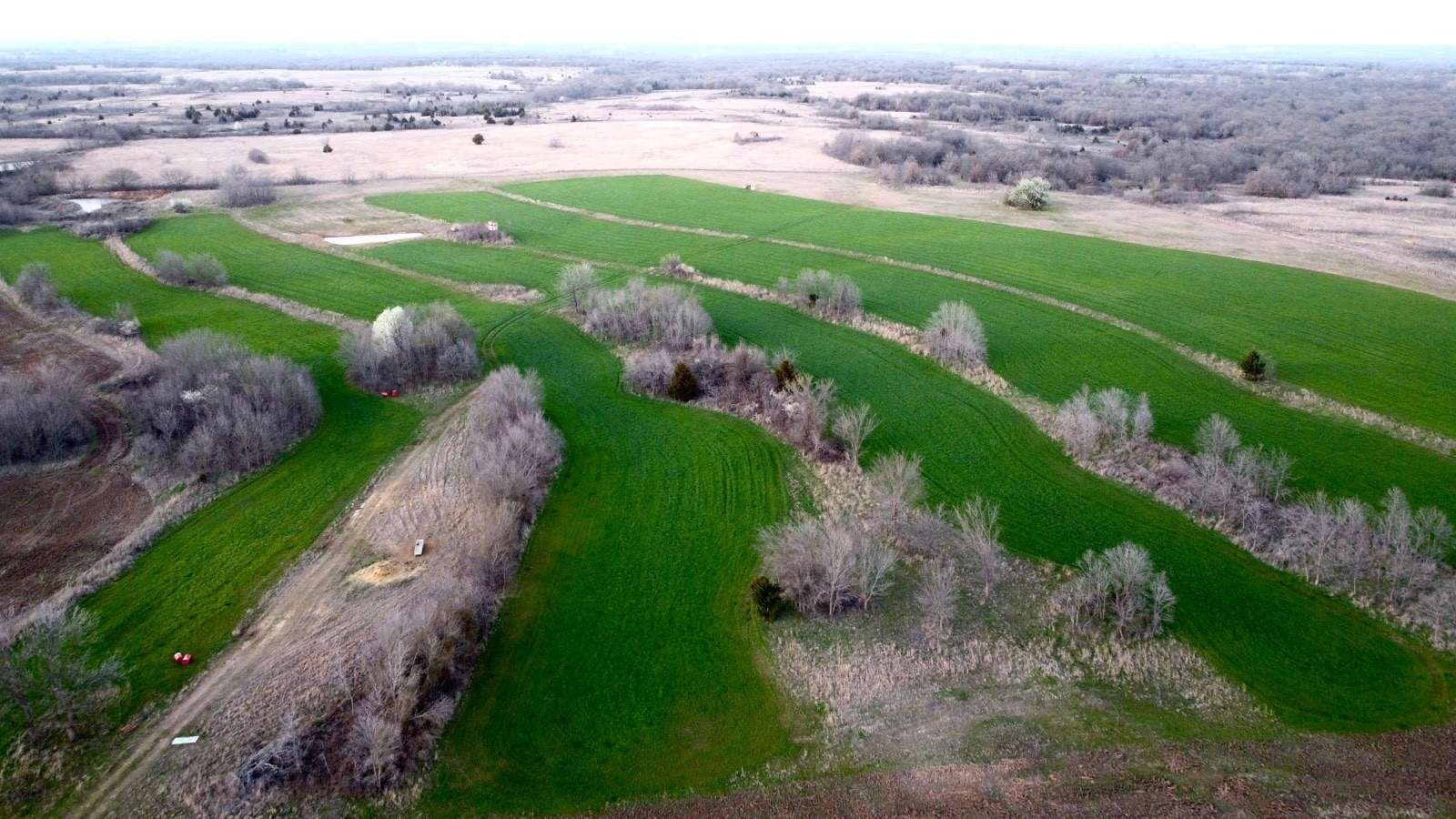 97 Acres of Recreational Land with Home for Sale in Elmore City, Oklahoma