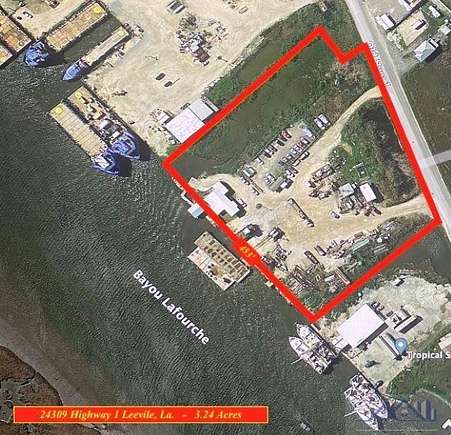 3.2 Acres of Commercial Land for Sale in Leeville, Louisiana