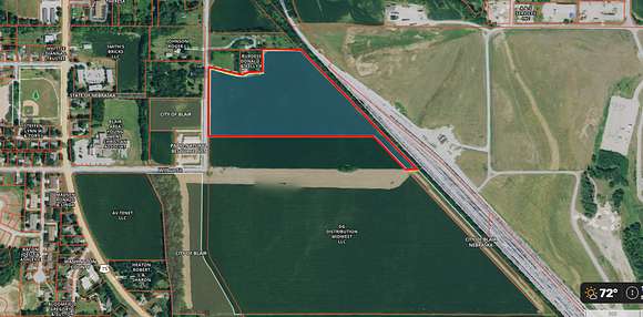 20 Acres of Recreational Land for Sale in Blair, Nebraska