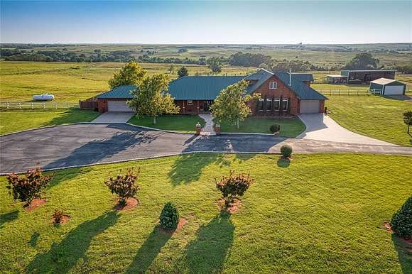 13.61 Acres of Land with Home for Sale in Butler, Oklahoma