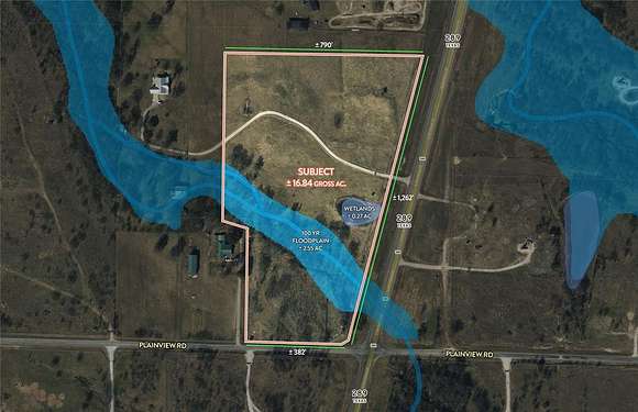 16.84 Acres of Land for Sale in Sherman, Texas