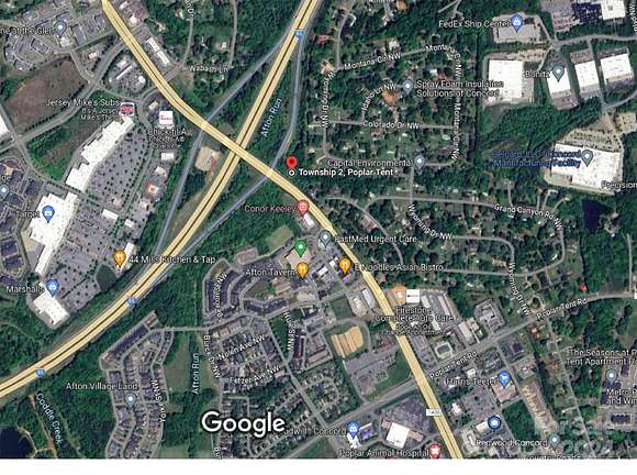 2.2 Acres of Commercial Land for Sale in Concord, North Carolina