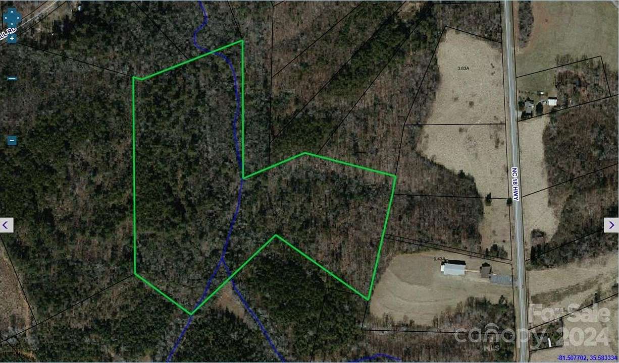 20.8 Acres of Land for Sale in Vale, North Carolina