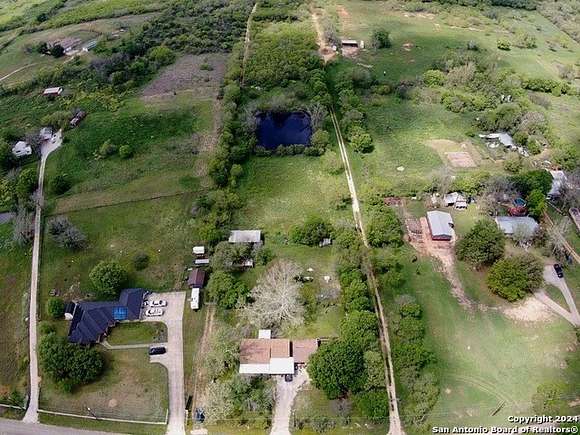 4 Acres of Residential Land with Home for Sale in China Grove, Texas