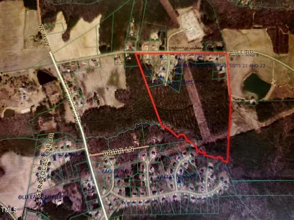 65.14 Acres of Land for Sale in Zebulon, North Carolina