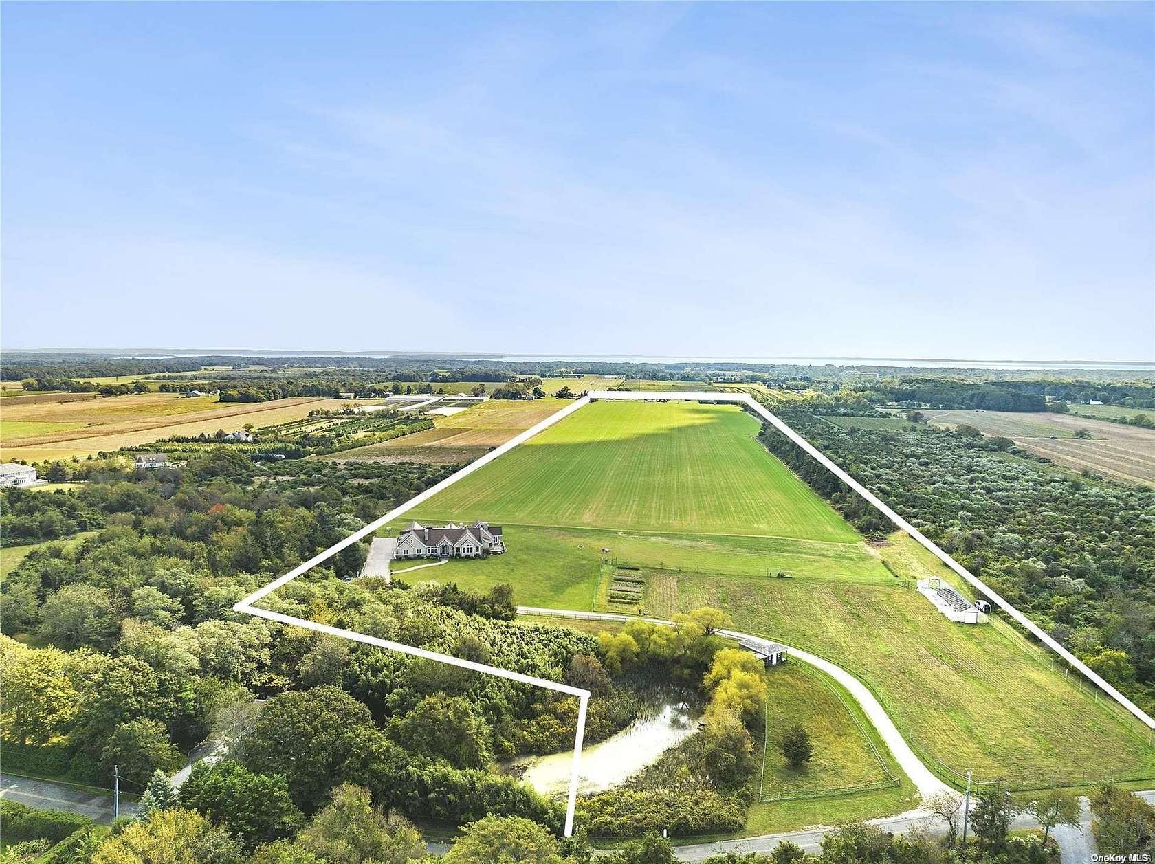 56 Acres of Agricultural Land with Home for Sale in Southold, New York