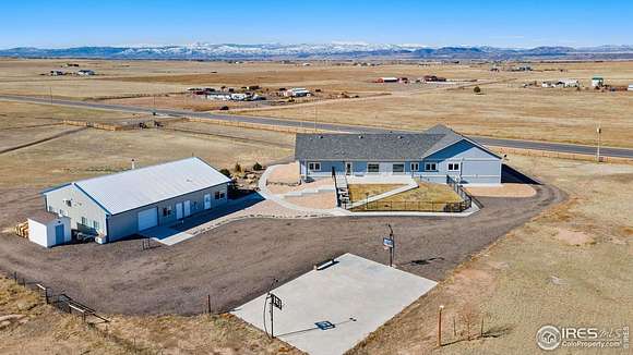 47.4 Acres of Agricultural Land with Home for Sale in Wellington, Colorado
