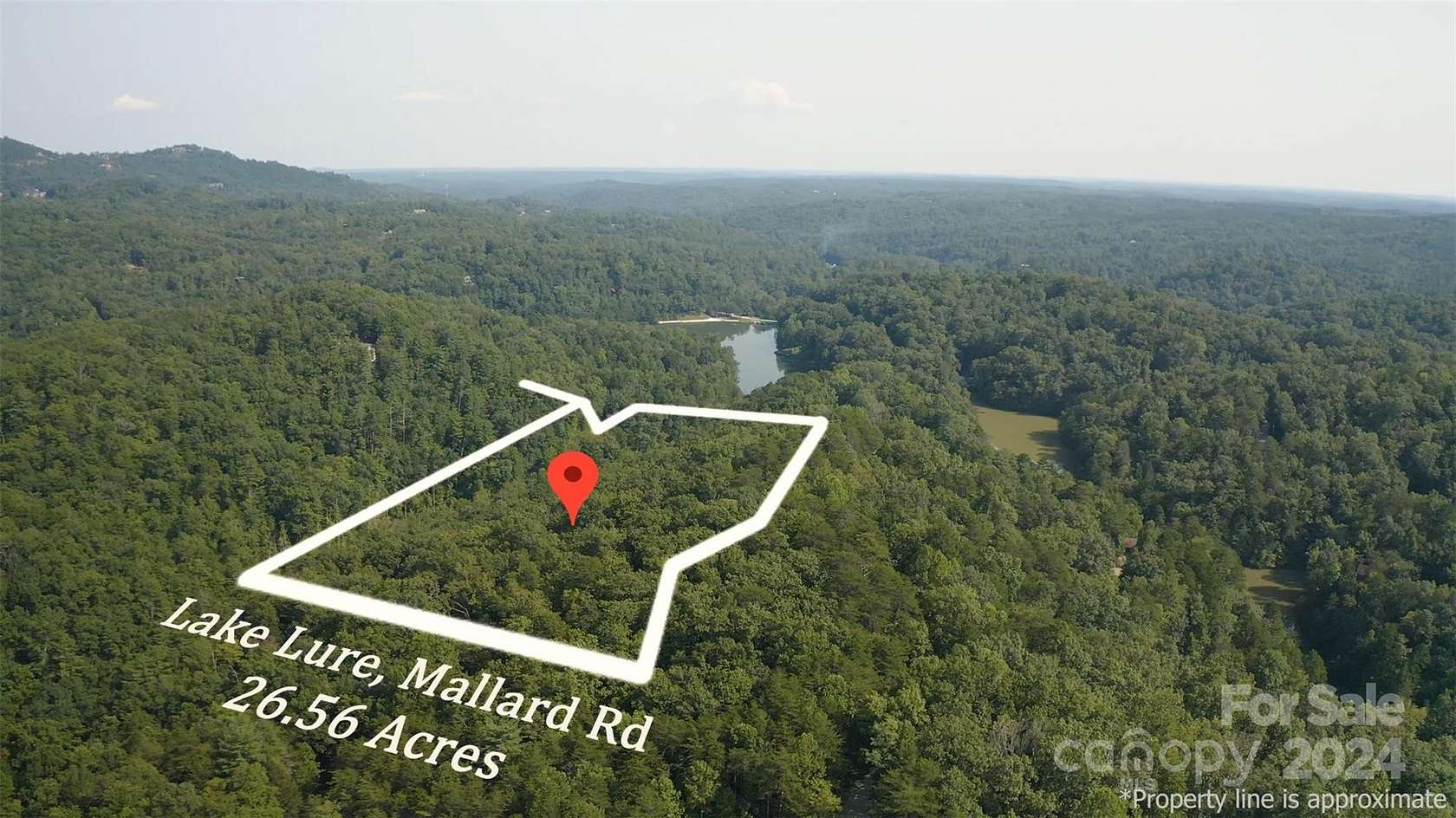 26.6 Acres of Land for Sale in Lake Lure, North Carolina