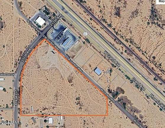 18.2 Acres of Commercial Land for Sale in Wittmann, Arizona