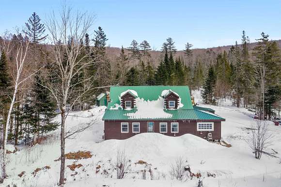 10.1 Acres of Recreational Land with Home for Sale in Topsham Town, Vermont
