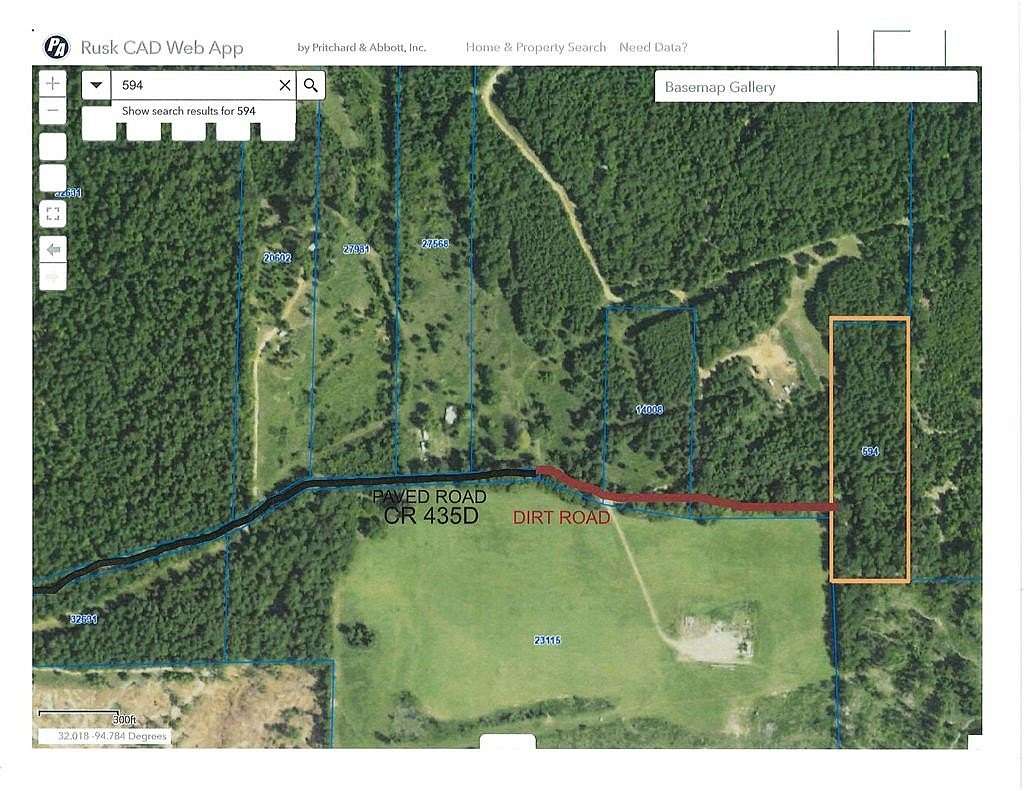 6.14 Acres of Land for Sale in Laneville, Texas