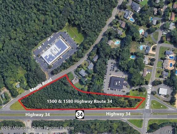 3.7 Acres of Commercial Land for Sale in Wall Township, New Jersey