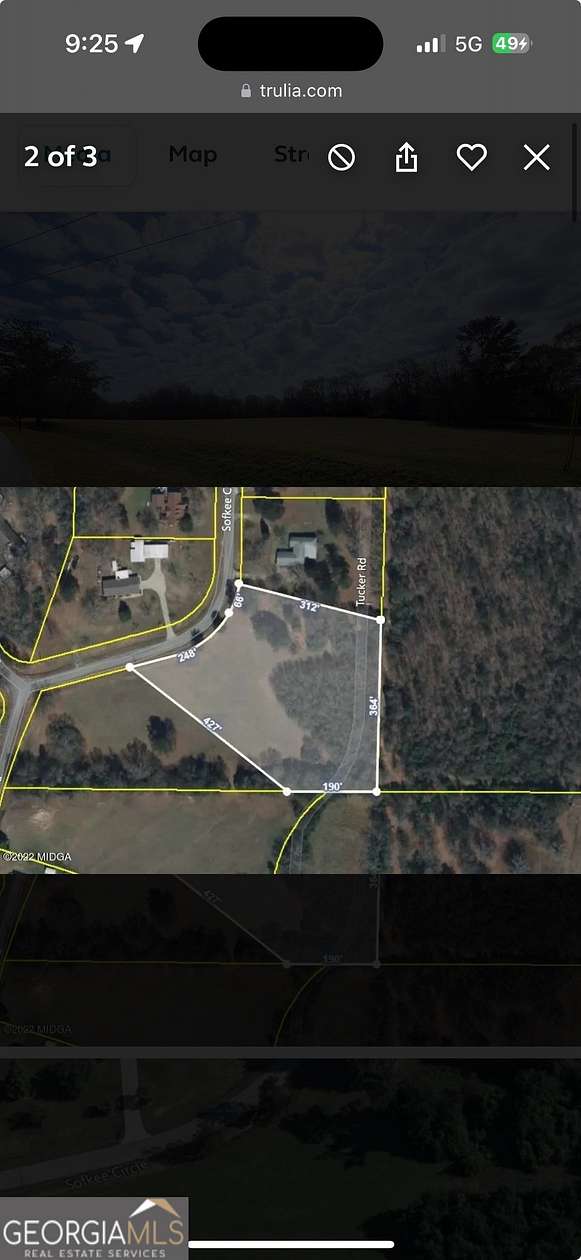 3.1 Acres of Residential Land for Sale in Lizella, Georgia