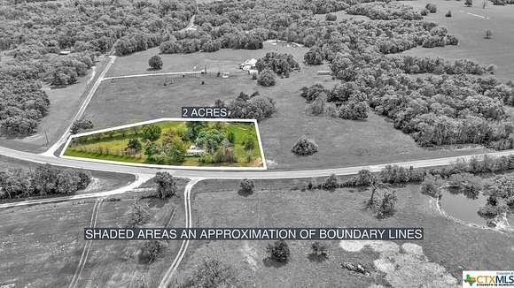 2 Acres of Residential Land with Home for Sale in Bremond, Texas
