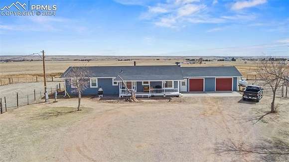 40 Acres of Agricultural Land with Home for Sale in Calhan, Colorado
