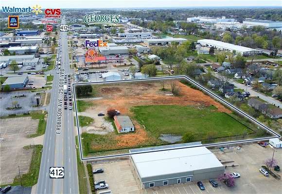 4.3 Acres of Commercial Land for Sale in Springdale, Arkansas