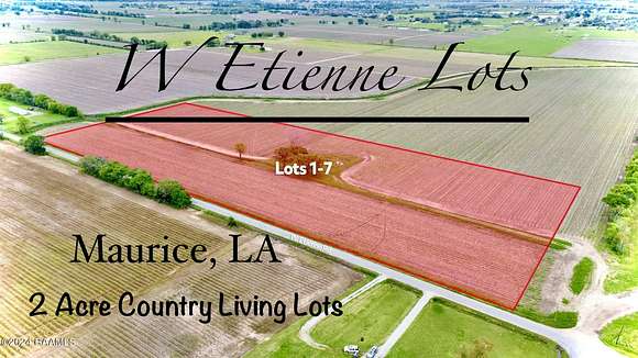 2 Acres of Residential Land for Sale in Maurice, Louisiana