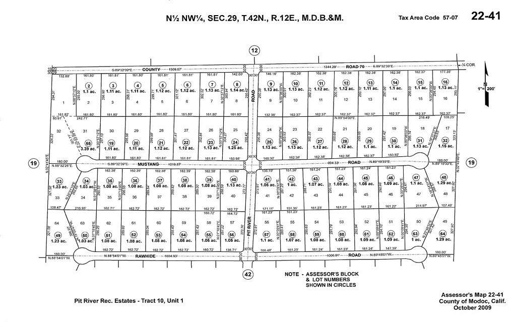 1.1 Acres of Land for Sale in Alturas, California