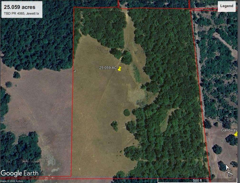 25.1 Acres of Land for Sale in Jewett, Texas