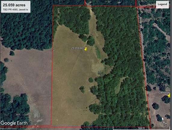25.1 Acres of Land for Sale in Jewett, Texas