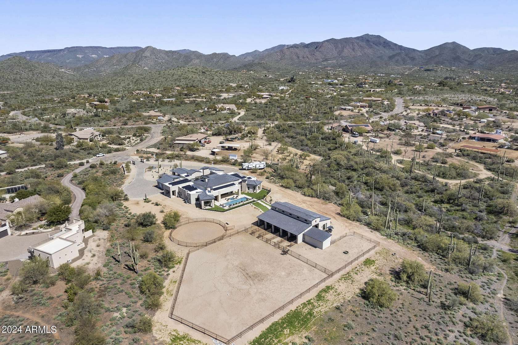 4.7 Acres of Residential Land with Home for Sale in Cave Creek, Arizona