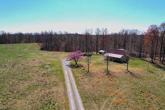 47 Acres of Land with Home for Sale in Liberty, Kentucky