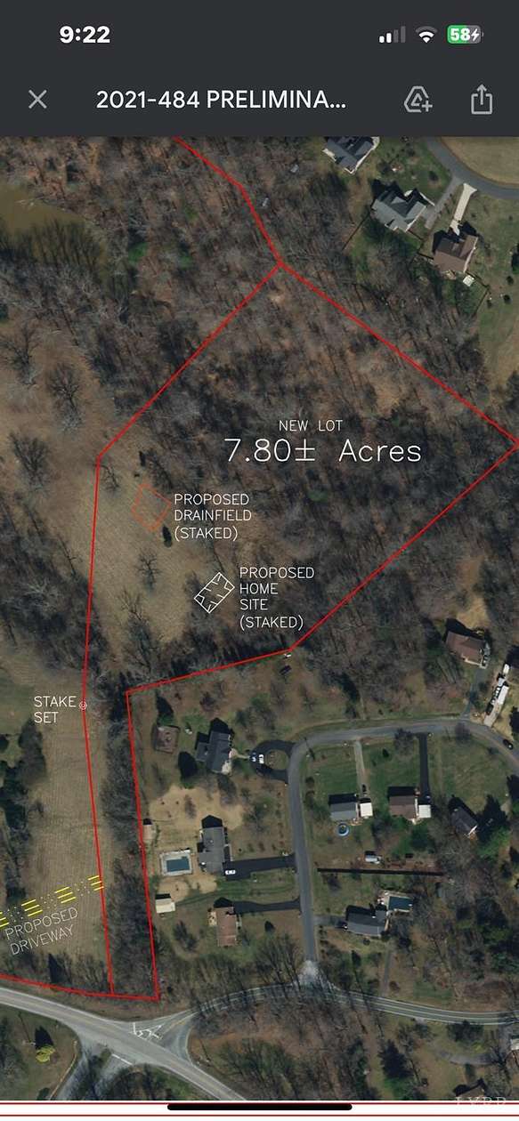 7.8 Acres of Residential Land for Sale in Madison Heights, Virginia