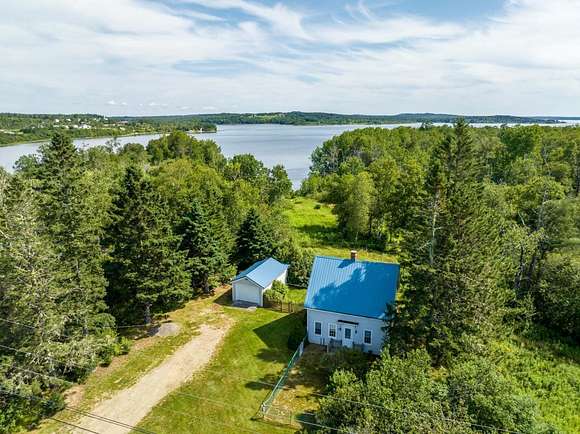 6.8 Acres of Residential Land with Home for Sale in Machiasport, Maine