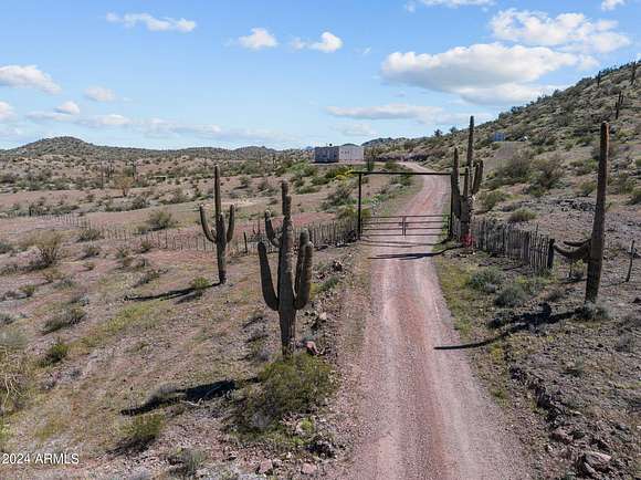 10 Acres of Land with Home for Sale in Wickenburg, Arizona