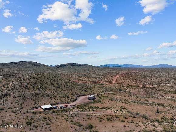 10.01 Acres of Land with Home for Sale in Wickenburg, Arizona