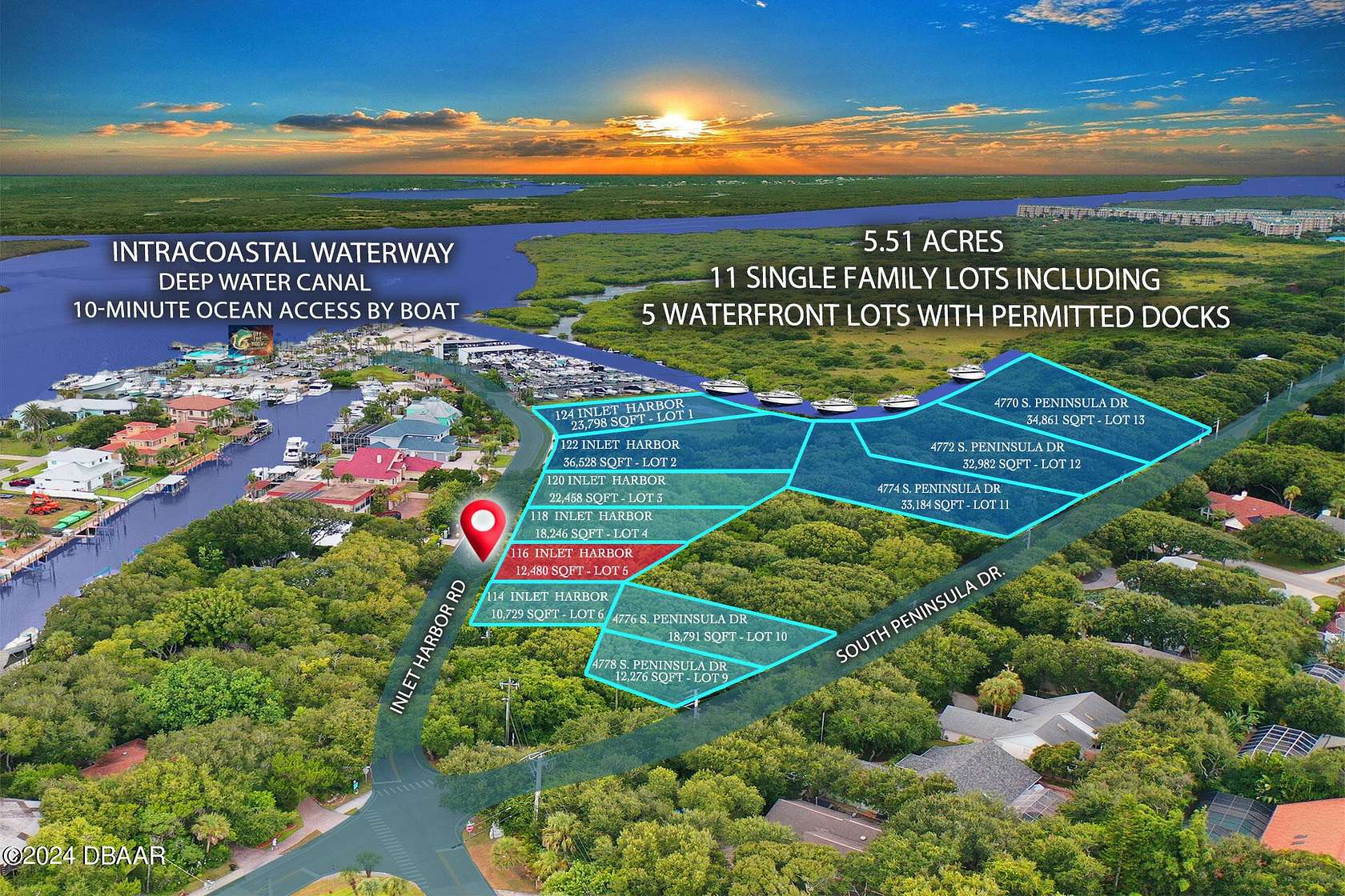 0.29 Acres of Residential Land for Sale in Ponce Inlet, Florida