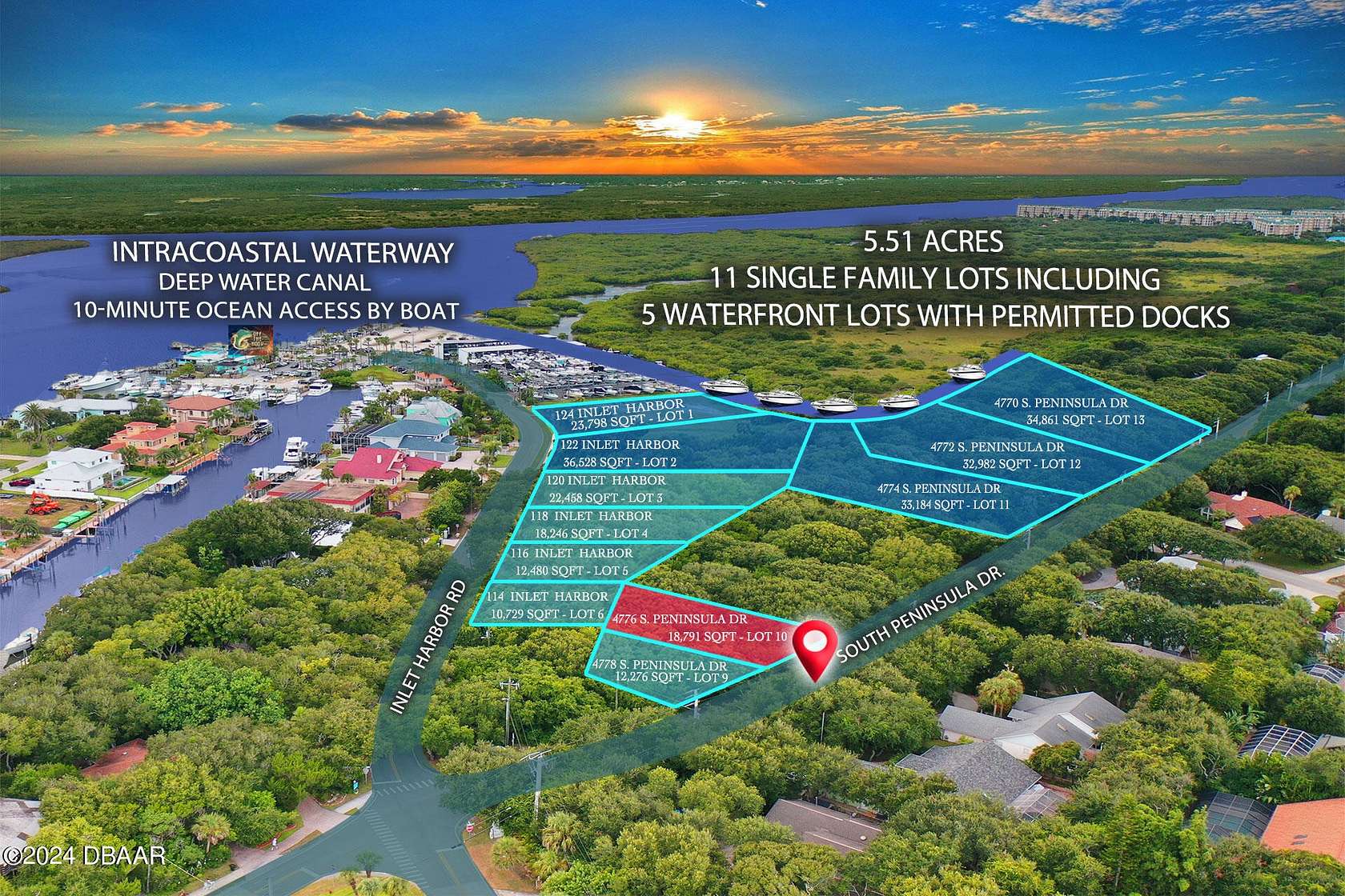0.43 Acres of Residential Land for Sale in Ponce Inlet, Florida